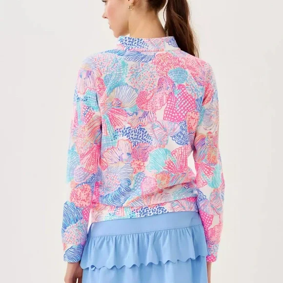 🆕 Lilly Pulitzer XXL Ashlee Pullover in “Roar Of The Seas” MSRP $108 NWT
